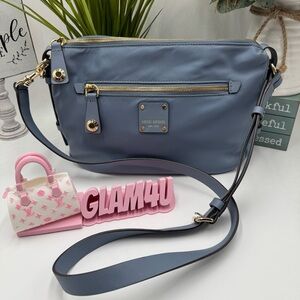 Henri Bendel West 57th Nylon Crossbody - Slate Blue